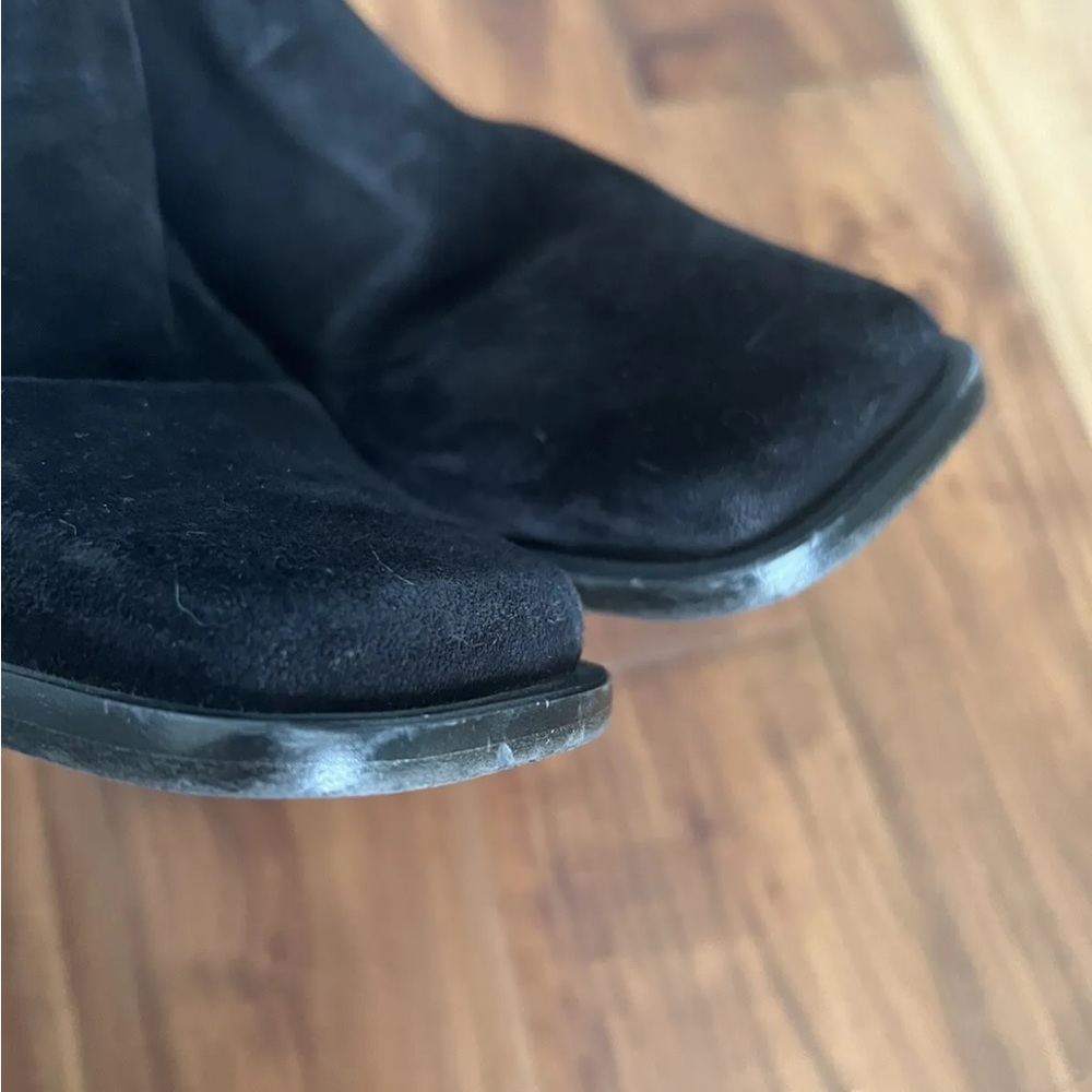 Alohas south black suede boots 38 US 8 - Picture 6 of 10